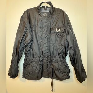 Belstaff Rain Jacket Zip Up Nylon Shell Windbreaker Lightweight Men's Size XXL